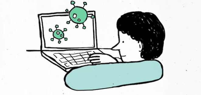Are computer viruses  spread by the media?
