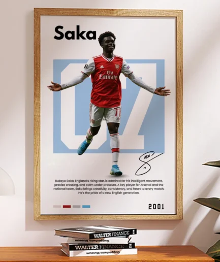 Bukayo Saka | Football Poster | Sports